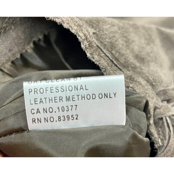 MARGARET GODFREY VINTAGE Brown Suede Skirt, Sz 8 - Picture 8 of 8